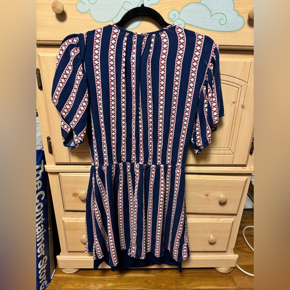 JustFab Gauze Print Dress EUC - Picture 5 of 8